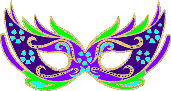 blue green masquerade mask fnc clip art at clker com vector clip bAsTu8 clipart